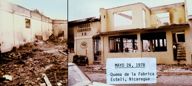 帕德龙在尼加拉瓜的工厂毁于内战战火。