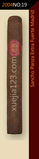 2004全球雪茄排名第19位-桑丘潘沙超强马德里雪茄