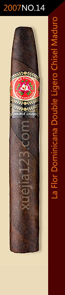 2007全球雪茄排名第14位-多米尼加之花双里赫罗.凿.马杜罗雪茄