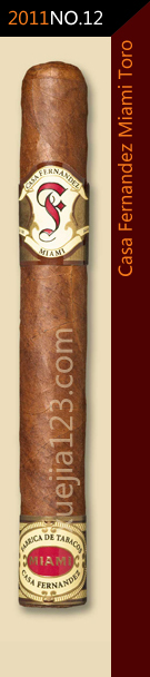 2011全球雪茄排名第12位-凯撒费尔南德斯迈阿密公牛