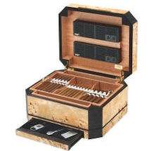 大卫杜夫豪华雪茄保湿盒-八方