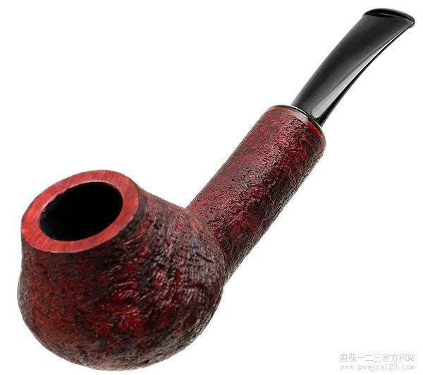 亚伯哈博:喷砂弯把白兰地烟斗 Abe Herbaugh: Sandblasted Bent Brandy