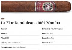 2020雪茄排名第23 La Flor Dominicana 1994 Mambo