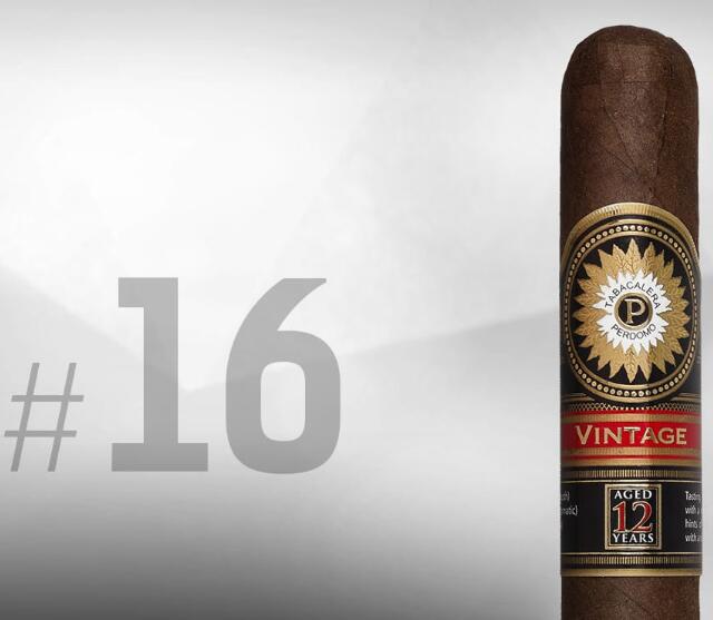 PERDOMO DOUBLE AGED 12 YEAR VINTAGE EPICURE MADURO Cigar Jorunal 2015雪茄排名TOP25 NO.16 佩尔多莫 双陈 12 年复古美食家马杜罗