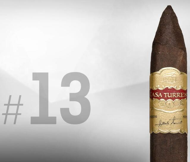 CASA TURRENT MADURO TORPEDO Cigar Jorunal 2015雪茄排名TOP25 NO. 13卡萨·图伦特·马杜罗鱼雷