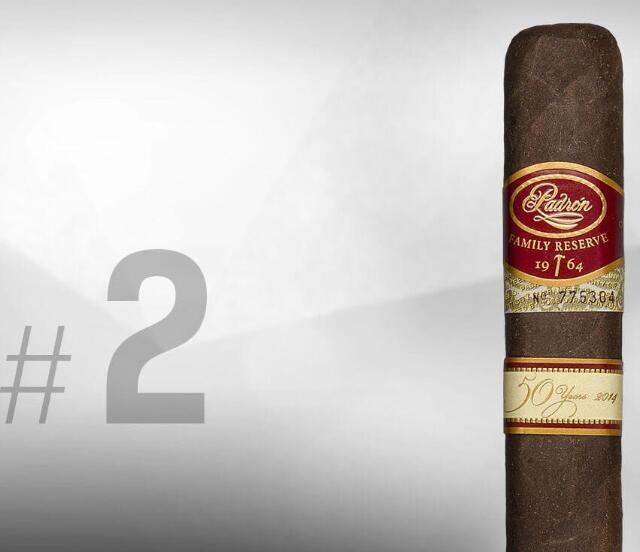 PADRÓN FAMILY RESERVE NO. 50 MADURO Cigar Jorunal 2015雪茄排名TOP25 NO.2  帕德龙家族珍藏50号 马杜罗