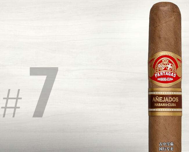 《Cigar Jorunal》2016雪茄排名TOP25 第7名  PARTAGÁS AÑEJADOS CORONA GORDA 帕塔加斯·官陈·大皇冠