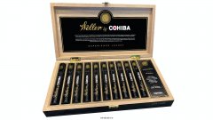 Weller By Cohiba 与 Barrel-Aged Broadleaf 混合  一款专为与 Weller Bourbon 搭配而设计的雪